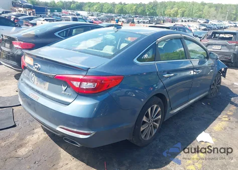 2015 Hyundai Sonata Sport z USA, uszkodzony, nr VIN 5NPE34AF1FH102152